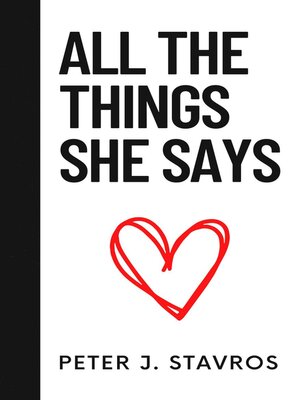 cover image of All the Things She Says